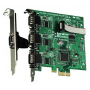 Carte série 4 ports RS232 PCI Express (3x9 broches + 1x9 broches) : PX-420