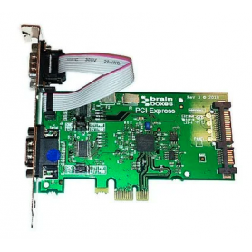 Carte PCI Express 2 Port RS232 alimenté : PX-805