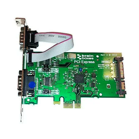 Carte PCI Express 2 Port RS232 alimenté : PX-805