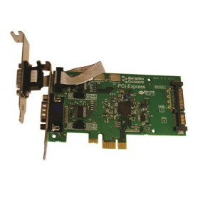 Carte Low Profile PCI Express 2 Port RS232 : PX-809