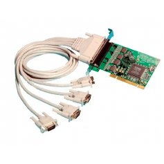 Carte de port série PCI 4 ports RS232 DB9 : UC-268