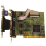 Carte port série PCI 4xRS232 (3x9 broches + 1x9 broches) avec port parallèle LPT pour imprimante : UC-414