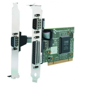 Carte série PCI 2 ports RS232 avec port imprimante parallèle LPT : UC-475