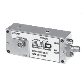 Oscillateur à résonateur diélectriquement ajustable manuellement (1-50 GHz) : Série PLO 1000