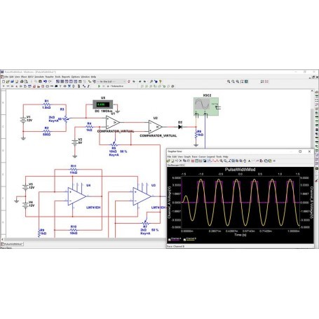 Logiciel dédié conception de circuit électronique : Multisim