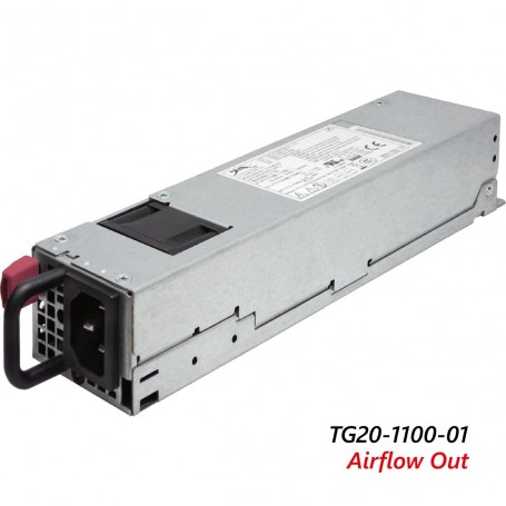 Alimentation fermée 1100W 1U slim : Série TG20-1100