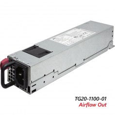 Alimentation fermée 1100W 1U slim : Série TG20-1100