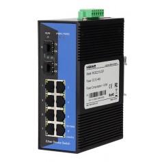 Commutateur Ethernet industriel Din-Rail 10 ports Gigabit : Série MIGE 2210