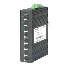 Commutateur Ethernet industriel à 8 ports Full Gigabit Rail-Din : MIGE2208G-8GT
