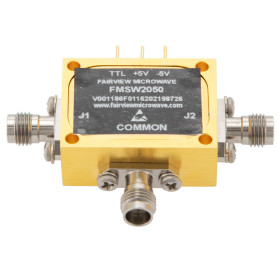 Commutateur haute puissance absorbant à diode PIN, de 5 MHz à 67 GHz : Séries FMSW