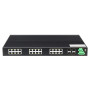 Commutateur Ethernet industriel non administrable 4 ports Gigabit SFP + 24 ports 100M montage en rack : MIGE3028-4GF