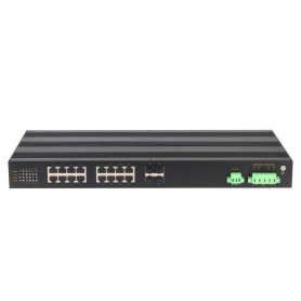 Commutateur Ethernet industriel, à 4 ports Gigabit + 16 ports cuivre Gigabit, Rack-mount : MIGE3020G-4GF-16GT