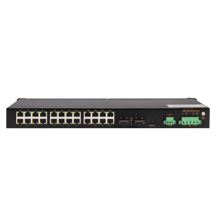 Commutateur Ethernet industriel non administrable 26 ports 100M