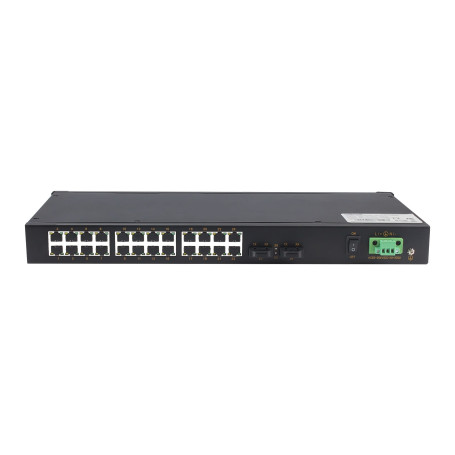 Switch Ethernet industriel non administrable,, montage en rack, 26 ports 100M : MIEN2026-2F
