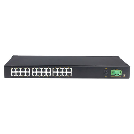 Commutateur Ethernet industriel non administrable, à 16 ports 100M « rack-mount » : MIEN2016