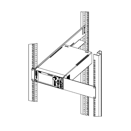 Kit de montage en rack simple fixe : 4299-8