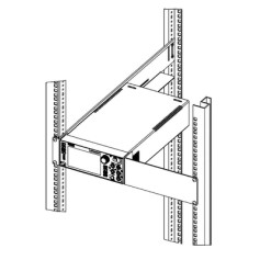 Kit de montage en rack simple fixe : 4299-8