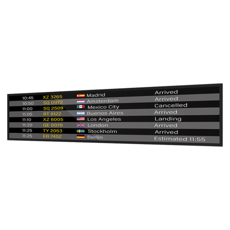 Écran LCD 57,4", rétroéclairage LED 1000 nits, ratio ultra-large 16:3, 3840x810 : SSD/SSF/SSH 5745-B