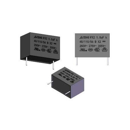 Condensateur Film X2 305 VAC avec suppression EMI : Série FX2