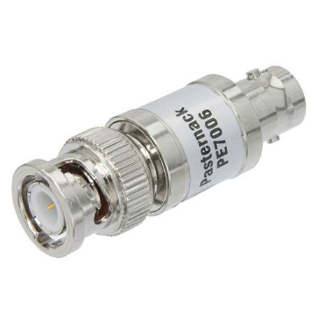 Adaptateur d'impédance 50/75 Ohm, BNC, de 0,5 à 3 GHz : Série PE70