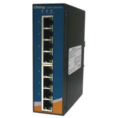 Switch Ethernet Gigabit PoE industriel 8 ports non-gérable avec 8x10/100/1000Base-T(X) : IGPS-1080-24V-I