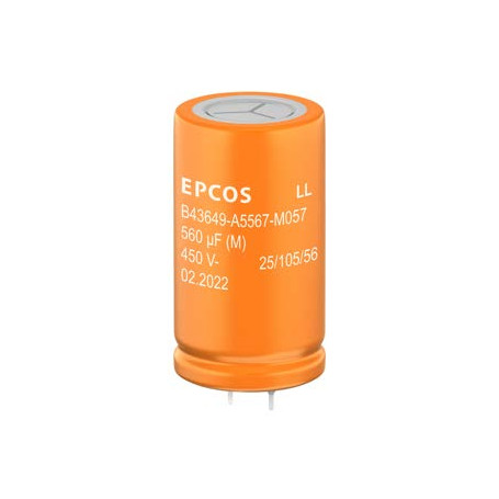 Aluminum electrolytic capacitors Large-size capacitors B43652