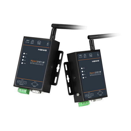 Serveur Série Rs485 Vers Wifi Interface Rj45 Antenne Externe Prise En  Charge De Modbustcp