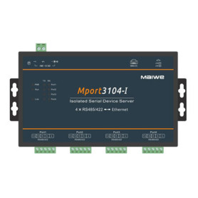 Serveur passerelle MOdbus opto-isolant 4 ports : Serie Mport3104