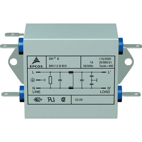 Filtre 2 lignes, SIFI-B pour une meilleure perte d'insertion : B84112B