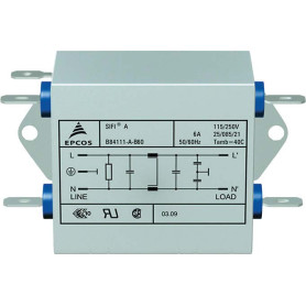 Filtres à 2 lignes SIFI-A pour une perte d'insertion normale : B84111A