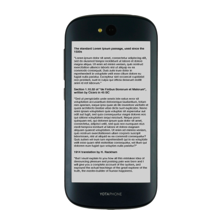 E-Paper de 1,54 à 5,5" pour applications mobiles