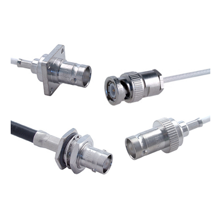 Connecteur RF coaxial 75Ω : BNC