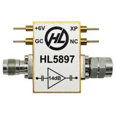 Amplificateur linéaire ultra large bande : HL5887 (70 kHz à 65 GHz)