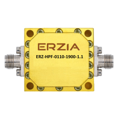 Filtre passe-haut de 1,10 à 41 GHz : Série ERZ-LPF