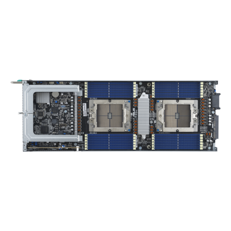 Serveur AMD EPYC™ 9004 2U, 4N, 2 x PCIe 5.0, 2 x M.2, 2 NVMe : RS720QA-E12-RS8U