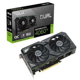 Carte graphique avec PCIe 4.0 M.2 : Dual GeForce RTX™ 4060 Ti SSD