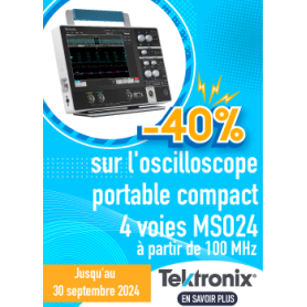-40% sur l'oscilloscope portable compact MSO24