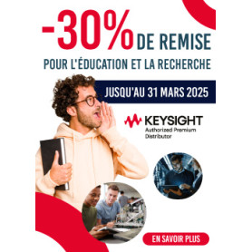 -30% de remise pour l'éducation et la recherche