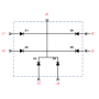 SP6T PIN diode switch (56 dBm / 400 W) : Série MSW6T