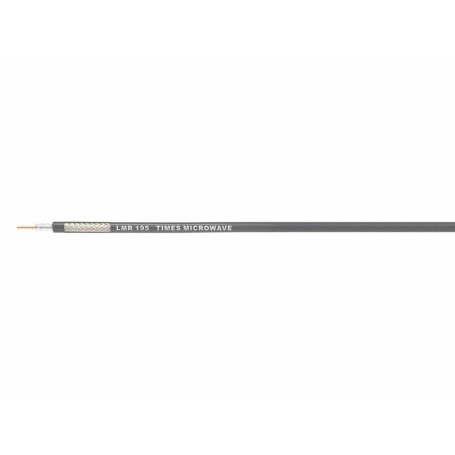 Câble coaxial, 50 Ohms avec gaine résistante aux UV :  LMR®-195