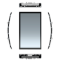 Dalle LCD FHD ronde ou carré de 23,6" à 44,9" : Tartan 1.0