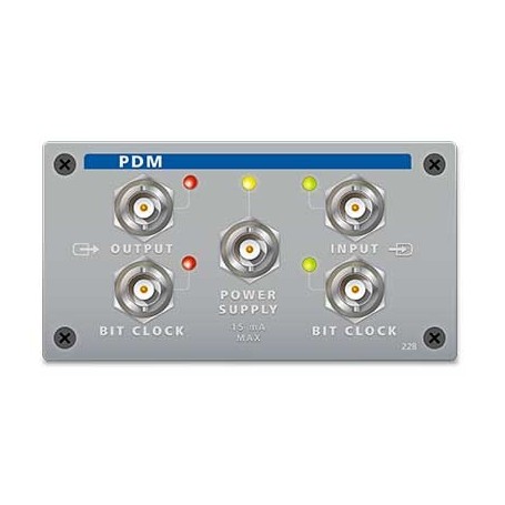 Analyseur audio PDM : option PDM