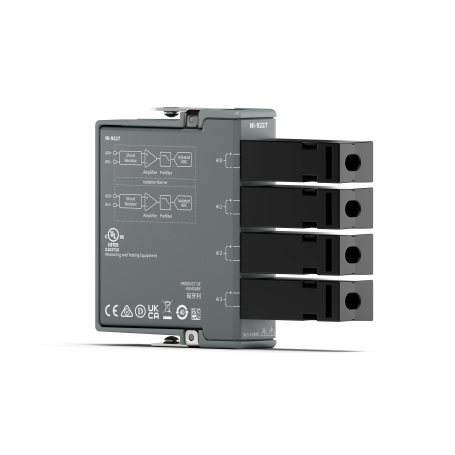 789127-01 : NI-9227 Module d'Entrée Analogique (4 Canaux, 5 A rms, 24 Bits)