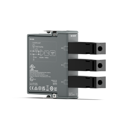 789128-01 : NI-9230 Module d'Entrée de Son et de Vibration ( 3 canaux, ±30 V )