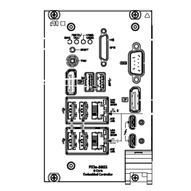 PXIe-8822 : Intel Core i3-11100HE, 2.5 GT/s