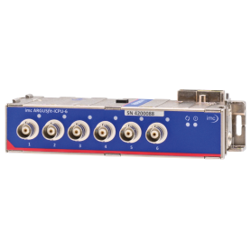 Amplificateur 6 canaux pour IEPE et tension ARGUSfit ( DC - 220 kHz )  : ICPU-6