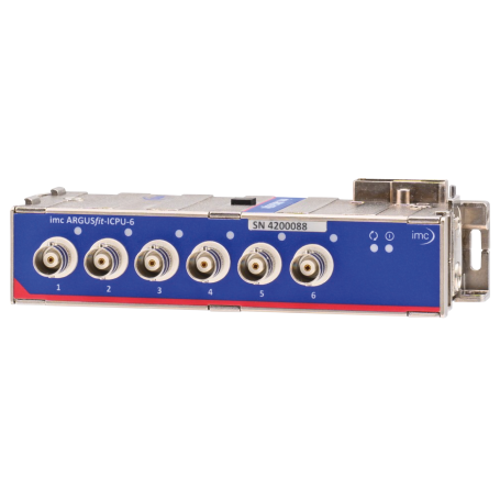 Amplificateur 6 canaux pour IEPE et tension ARGUSfit ( DC - 220 kHz )  : ICPU-6