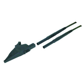 Fils de test à pince (noir) : L2233