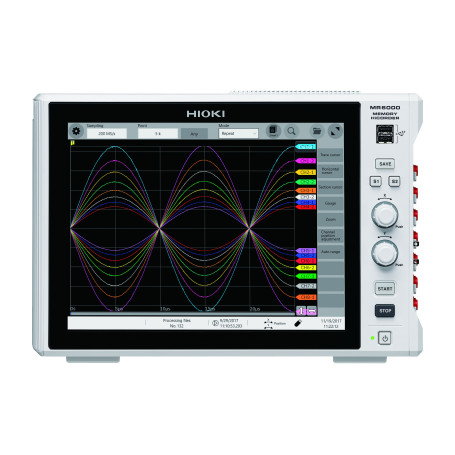 Enregistreur mémoire – 16 voies, 512 MW, tactile 12,1" : MR6000-MAX