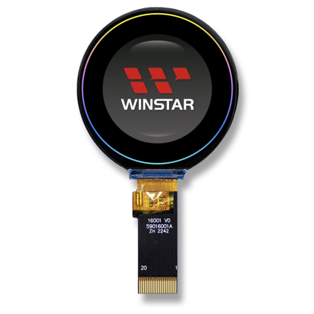 Module d'affichage TFT LCD IPS 1,6 pouces 400x400 ST7797 - Circulaire : WFN0160A2T0YAMNN000